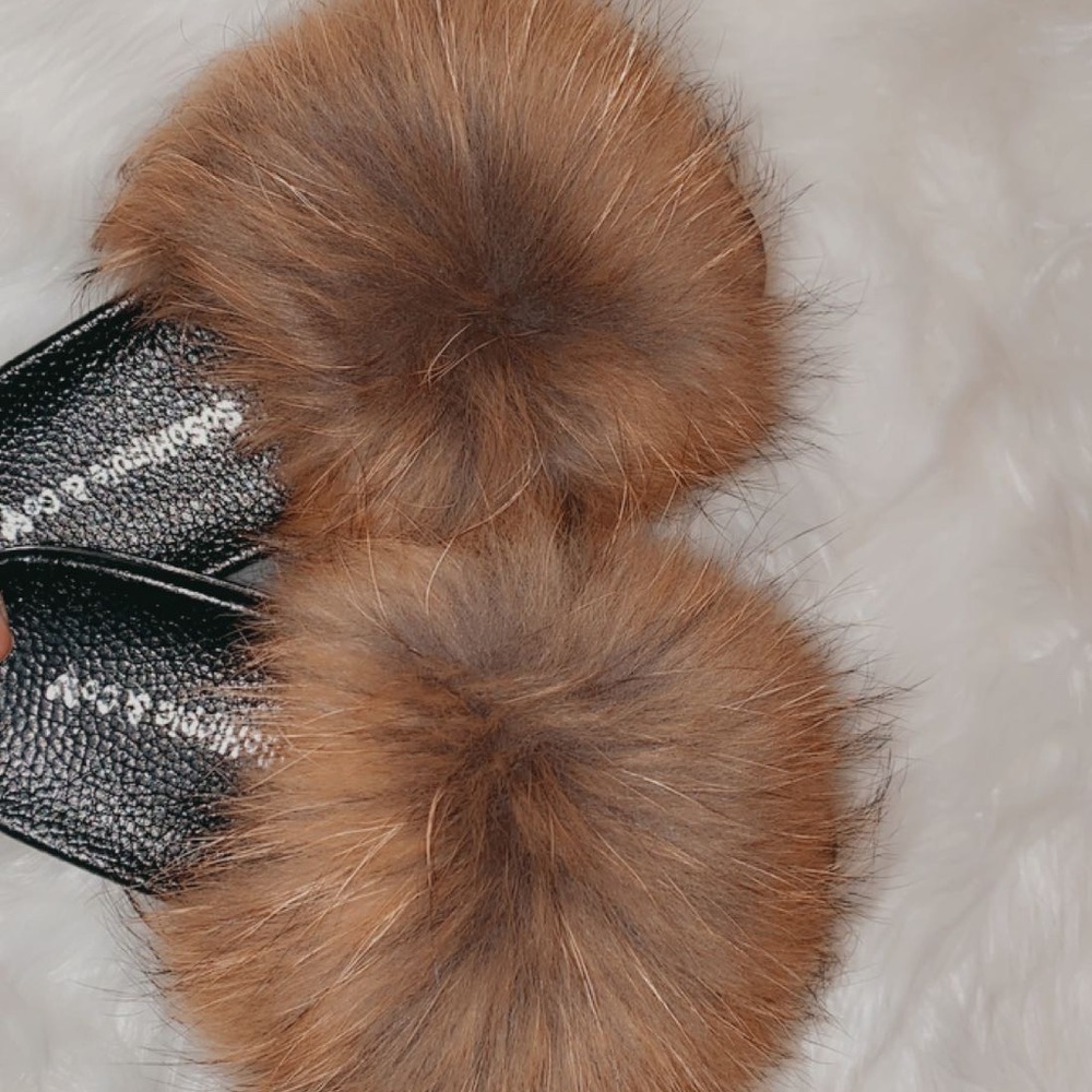 NEW !! REAL FUR SLIDES